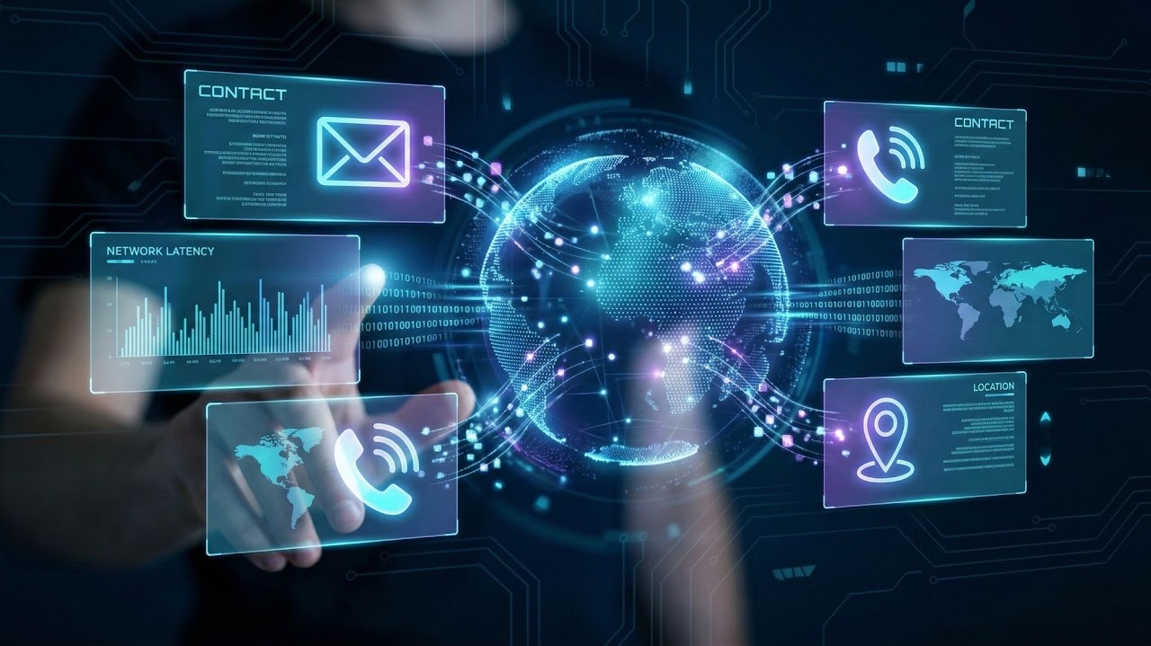 Global digital communications network